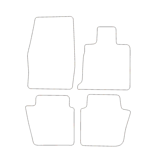 To fit Maserati GranCabrio Car Mats 2010 - 2019 & Heel Pad (B) - Picture 5 of 16